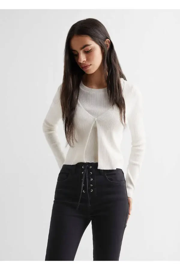 Черные детские штаны для девочек - 2