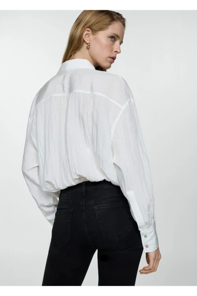 Чёрные джинсы из денима для женщин 67110379 - 6