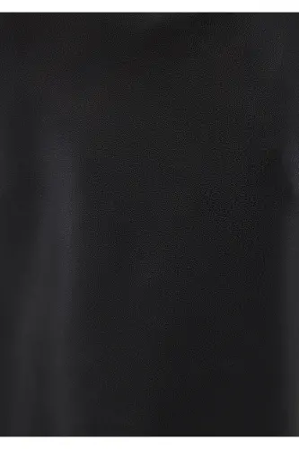 Чёрные Искусственные Кожаные Брюки 1010867-900 - 8