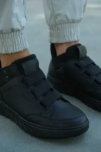 Черные мужские и женские кроссовки-ботинки 0012383 - 3