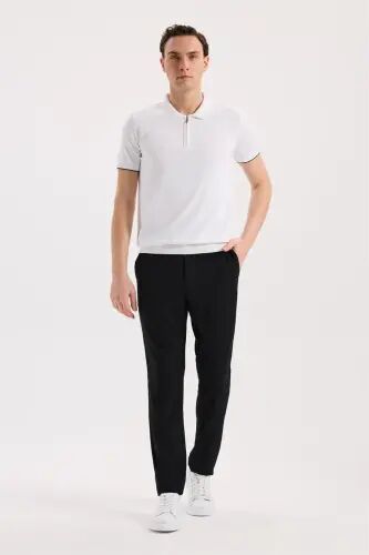 Черные спортивные брюки Comfort Fit на резинке из эластичной ткани Jogger - 2