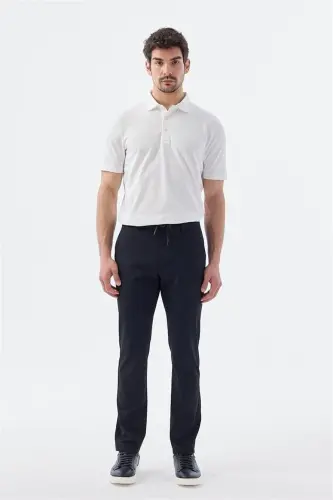 Черные спортивные брюки Comfort Fit с эластичным поясом - 3