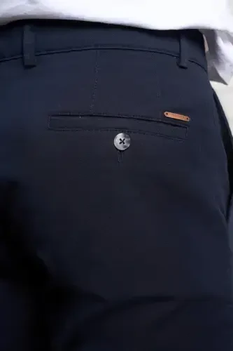 Черные узкие спортивные брюки-джоггеры облегающего кроя с боковыми карманами и шнурком для мужчин - K.Черный - 4