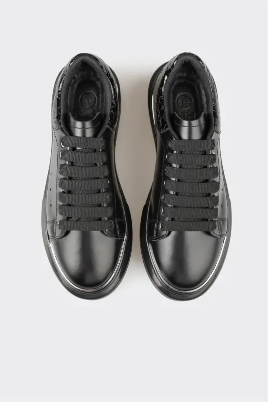 Чёрные женские кроссовки - 4