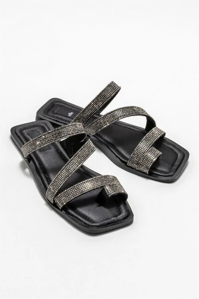 Чёрные женские вьетнамки - ELLE (1)