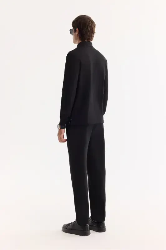 Черный мужской свитшот - 4