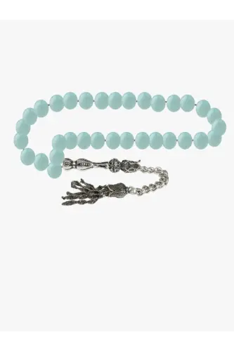 Certified Amazonite Natural Stone Tasbih 8mm - 2
