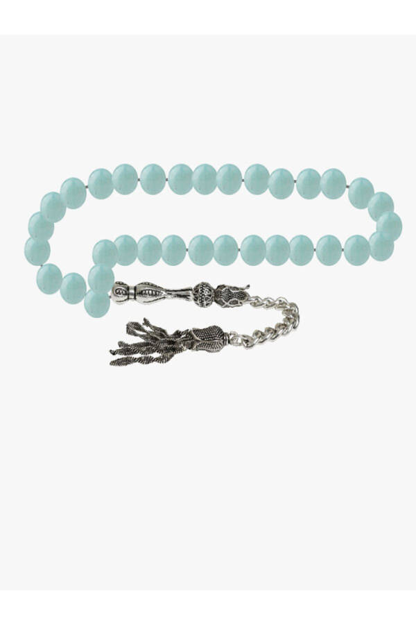 Certified Amazonite Natural Stone Tasbih 8mm - 1