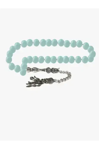 Certified Amazonite Natural Stone Tasbih 8mm - DENIZ DOĞAL TAŞ (1)