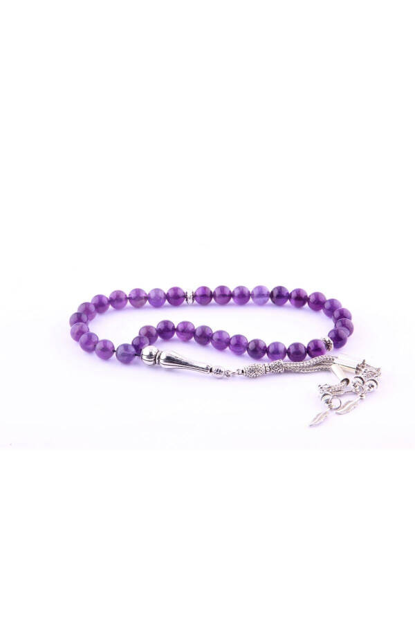 Certified Amethyst Prayer Beads T170 - 2
