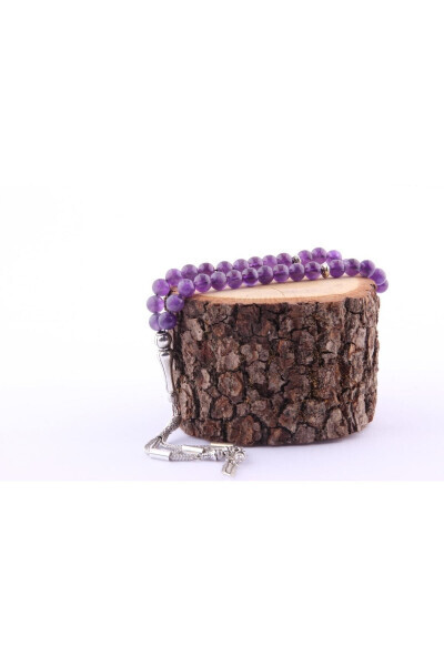 Certified Amethyst Prayer Beads T170 - 4