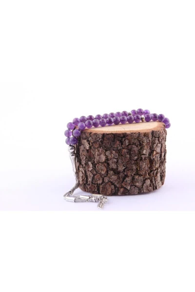 Certified Amethyst Prayer Beads T170 - 4