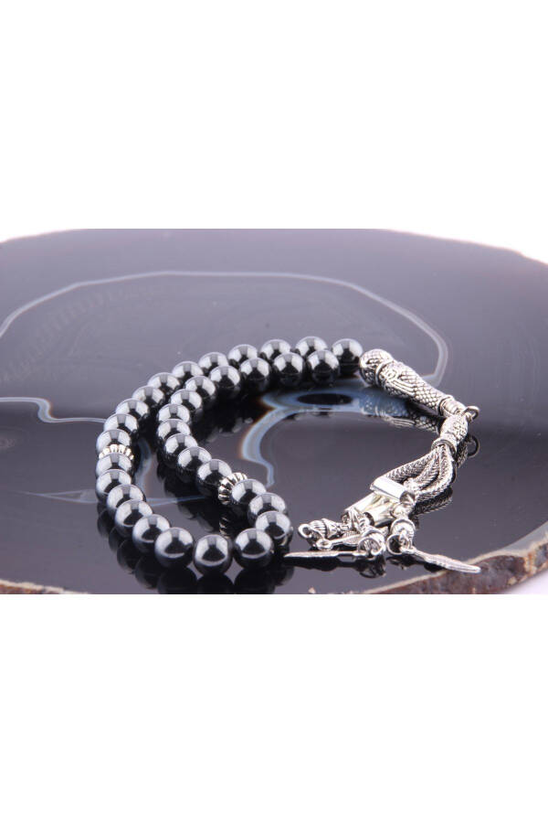 Certified Hematite Natural Stone Tasbih T186 - 1