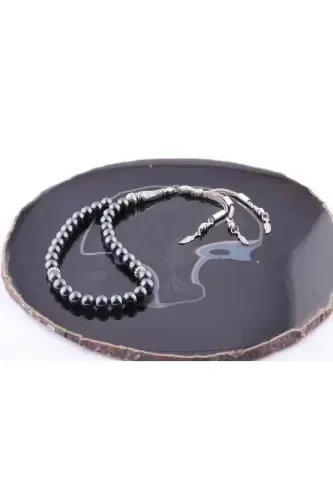 Certified Hematite Natural Stone Tasbih T186 - 5