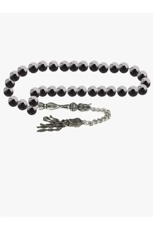 Certified Rutile Quartz Natural Stone Rosary 8mm-tesbihrenk32 - 2