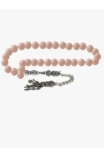 Certified Sun Stone Natural Stone Rosary 8mm-rosarycolor13 - DENIZ DOĞAL TAŞ (1)