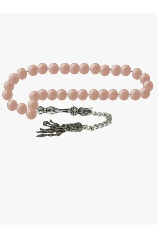 Certified Sun Stone Natural Stone Rosary 8mm-rosarycolor13 - 2