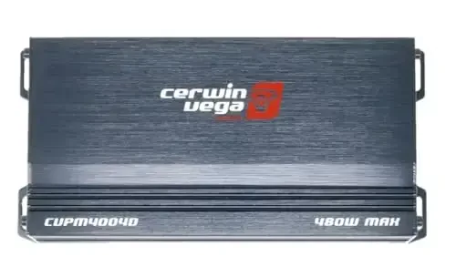 Cerwin-Vega CVPM400.4D - CVPM Mini-Series 4-Channel Full Range Class-D Amplifier - CERWIN VEGA MOBILE CV