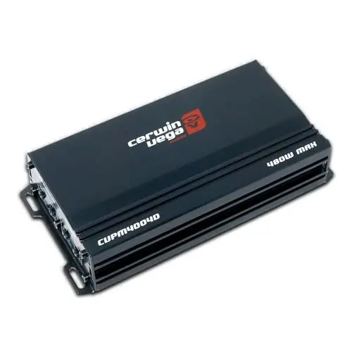 Cerwin-Vega CVPM400.4D - CVPM Mini-Series 4-Channel Full Range Class-D Amplifier - 5