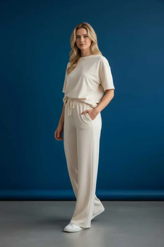 Cessia Alt-Üst 2'li Modal Takım Yeni Sezon 2026-Krem - FIRE