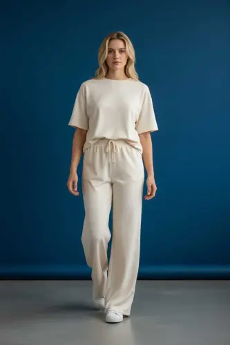 Cessia Alt-Üst 2'li Modal Takım Yeni Sezon 2026-Krem - FIRE (1)