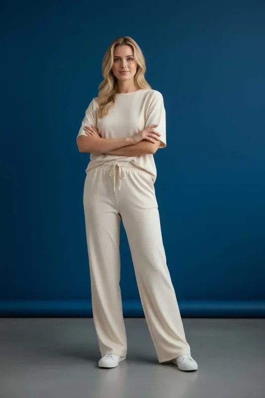 Cessia Alt-Üst 2'li Modal Takım Yeni Sezon 2026-Krem - 3