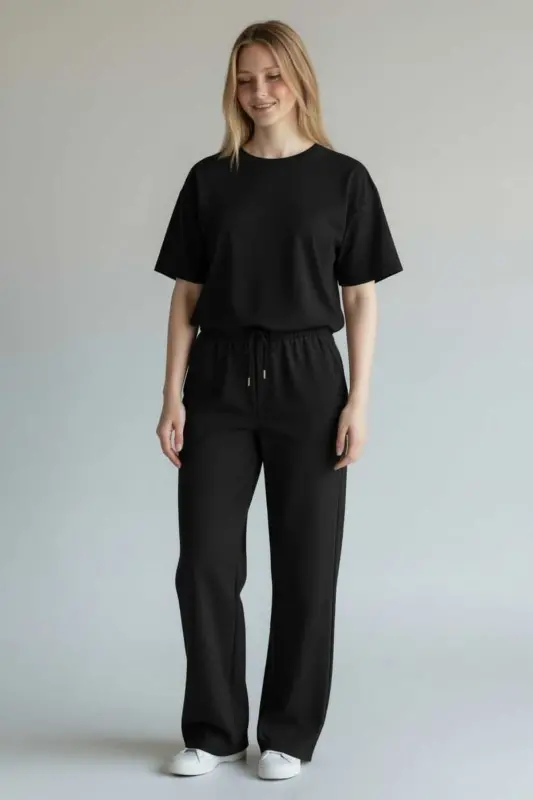 Cessia Alt-Üst 2'li Modal Takım Yeni Sezon 2026-Siyah - 2