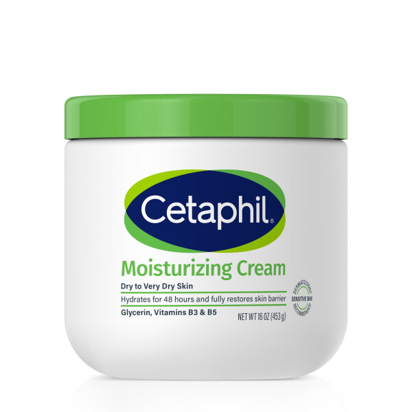 Cetaphil Moisturizing Cream for Very Dry to Dry Skin, Unscented, 16 fl oz - 25