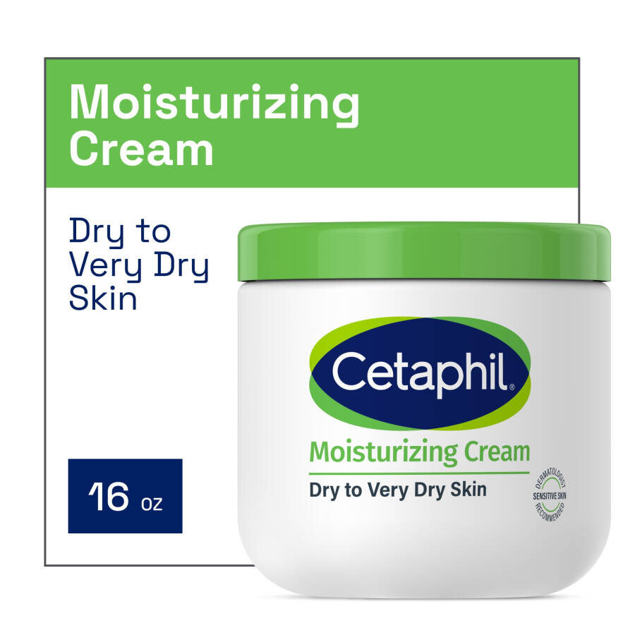 Cetaphil Moisturizing Cream for Very Dry to Dry Skin, Unscented, 16 fl oz - 3