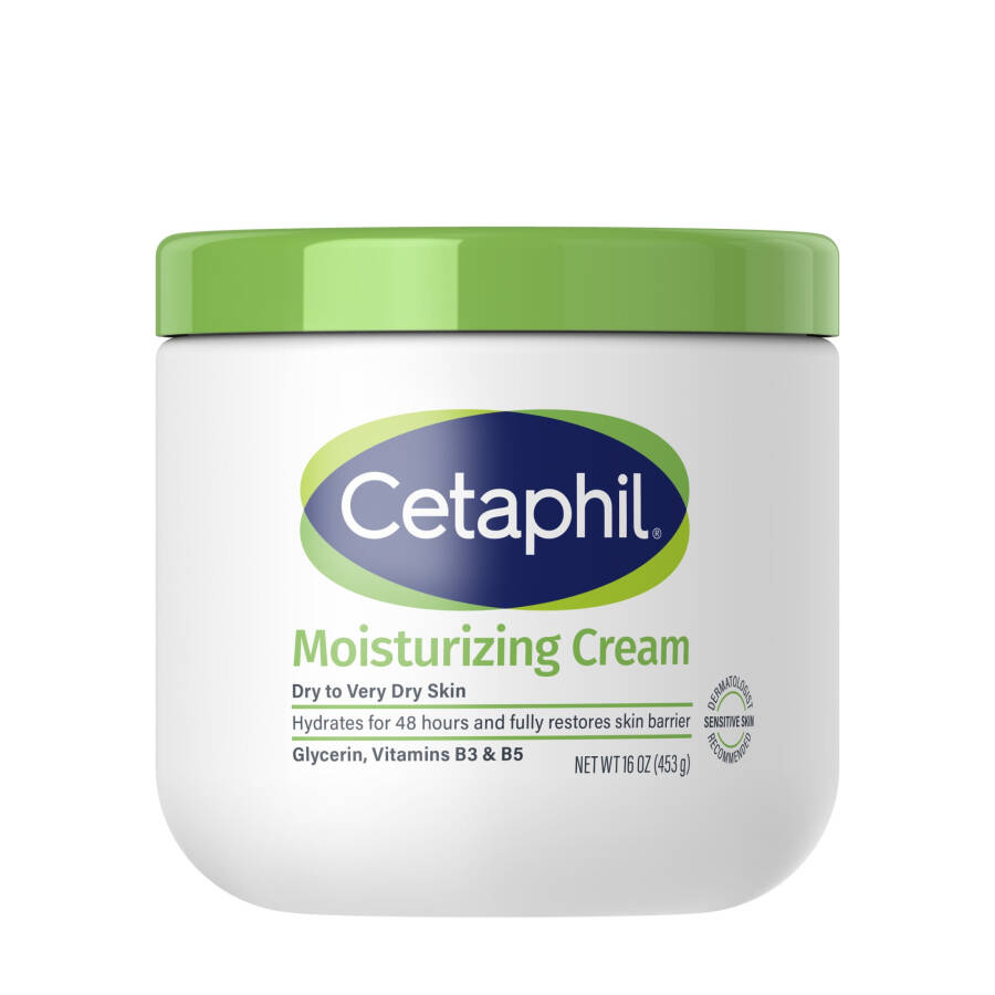 Cetaphil Moisturizing Cream for Very Dry to Dry Skin, Unscented, 16 fl oz - 13