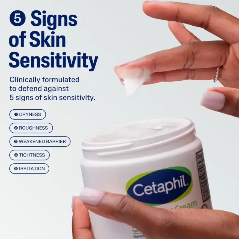 Cetaphil Travel Size Moisturizing Cream for Very Dry to Dry Skin, Unscented, 3 fl oz - 6