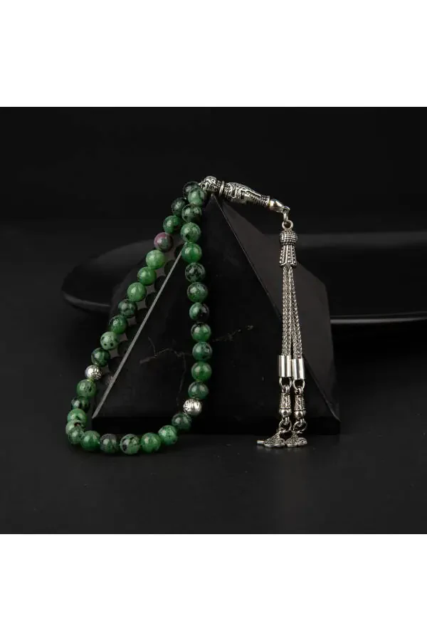 Чётки из аниолита натуральный камень 33 - 6 мм - 1