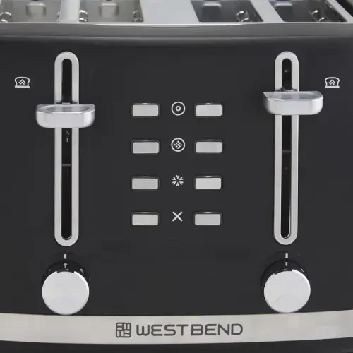 Четырехслотовый тостер West Bend с особо широкими и глубокими прорезями - 6