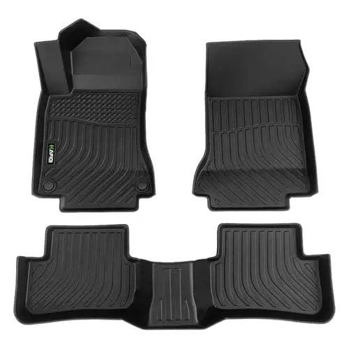 HAFIDI® Floor Mats Fit for Mercedes Benz GLA 2015-2020 & 2014-2019 GLA 180 200 250 45 AMG All Weather Protection TPE Car Floor Liners, Fits 1st & 2nd Row Full Set Custom Accessories, Black - 1