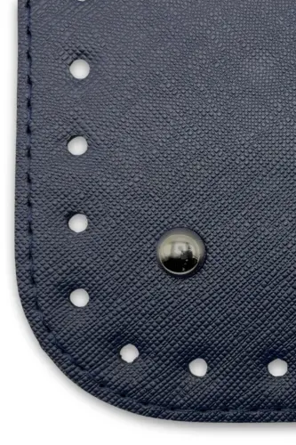 Kısa Çanta Tabanı Suni Deri 12cmx25cm Canta Aksesuarı Ve Çanta Aksesuar Lacivert - Lacivert - 3