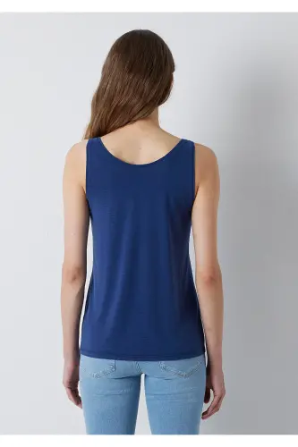 Lacivert Atlet Slim Fit / Dar Kesim 1613216-70491 - Lacivert - 5