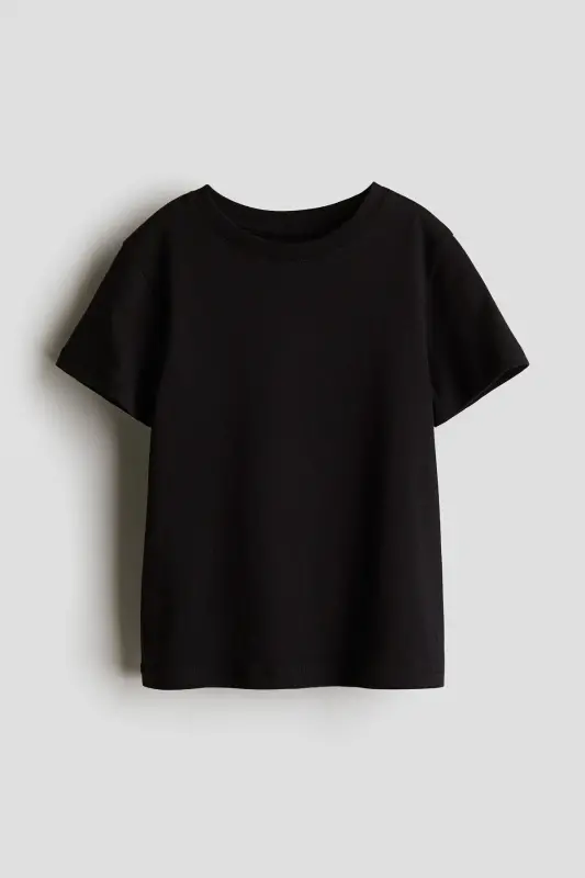 Pamuklu Tişört - Siyah - H&M