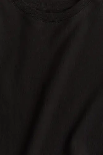 Pamuklu Tişört - Siyah - H&M (1)