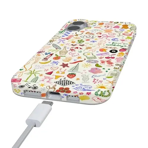Чехол Casely для iPhone 16 | All The Fun Things | Веселье по будням | Совместимость с MagSafe | Классический ультратонкий дизайн - 5