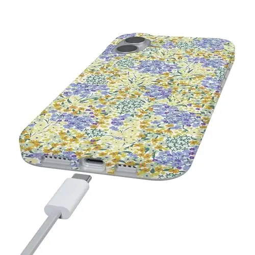 Чехол Casely для iPhone 16 | Dream Garden | Cottagecore | Совместимость с MagSafe | Классический ультратонкий дизайн - 5