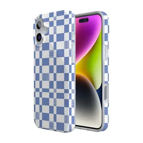 Чехол Casely для iPhone 16 | Reality Check | Periwinkle | Совместимость с MagSafe | Классический ультратонкий дизайн - 3