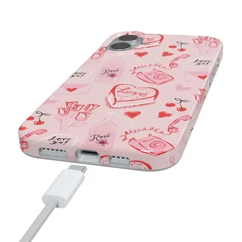 Чехол Casely для iPhone 16 | That's Amore | День святого Валентина | Совместимость с MagSafe | Классический ультратонкий дизайн - 5