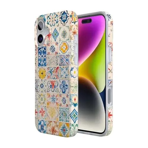 Чехол Casely для iPhone 16 | Tuscan Tiles | Dolce Vita | Совместимо с MagSafe | Классический ультратонкий дизайн - 3