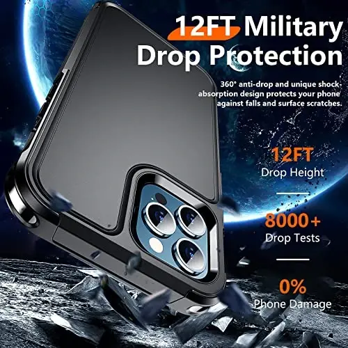 Чехол для iPhone 12 Pro Max с военной защитой - RED2FIRE