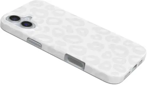 Чехол для iPhone 16 Casely | Into The Wild | White Snow Leopard | Совместимость с MagSafe | Классический ультратонкий дизайн - 3