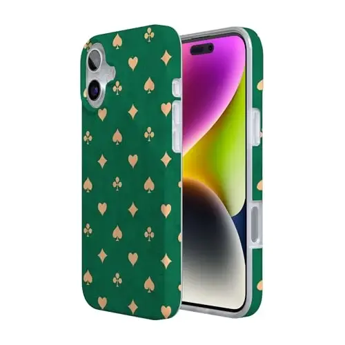 Чехол для iPhone 16 Casely | Royal Flush | French Deck | Совместимость с MagSafe | Классический ультратонкий дизайн - 3