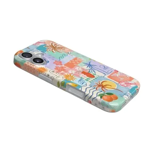 Чехол для iPhone 16 Casely | Tropical Heat | Beachy Collage | Совместимость с MagSafe | Классический ультратонкий дизайн - 3
