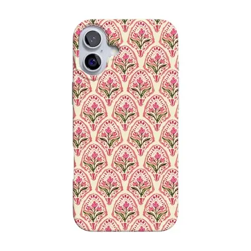 Чехол для iPhone 16 Casely | Tulip Tapestry | Jenna Palek x Casely | Совместимость с MagSafe | Классический ультратонкий дизайн 