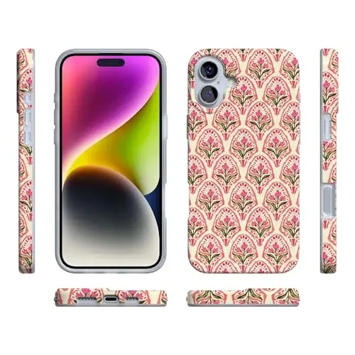 Чехол для iPhone 16 Casely | Tulip Tapestry | Jenna Palek x Casely | Совместимость с MagSafe | Классический ультратонкий дизайн - 6