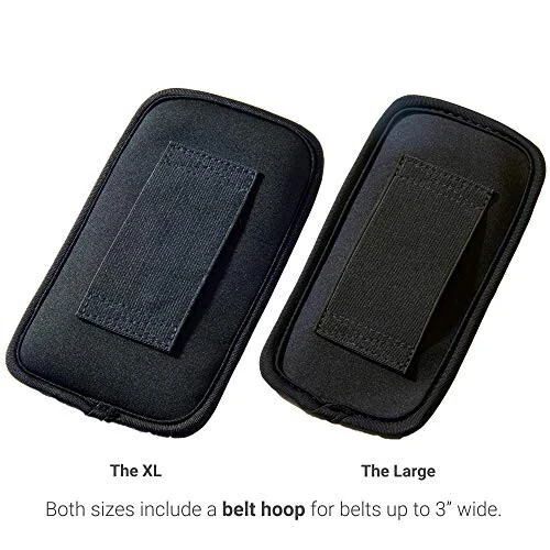 Чехол для сотового телефона с антирадиационной защитой Shield Your Body, Чехлы для сотовых телефонов для блокировки ЭМИ, Блокировщик излучения для сотового телефона, Черный, XL, для телефонов шириной до 3,25 дюймов (размер чехла 7 x 4,25 дюймов) - 4